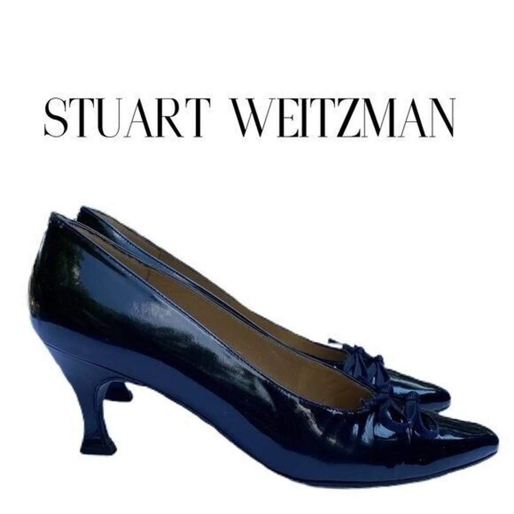 VINTAGE STUART WEITZMAN “BOWNANA” PATENT PUMP 8.5B